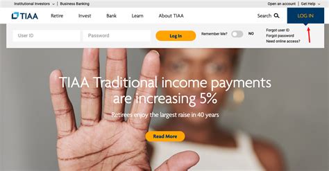 tiaa cref login account